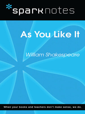 cover image of As You Like It: SparkNotes Literature Guide